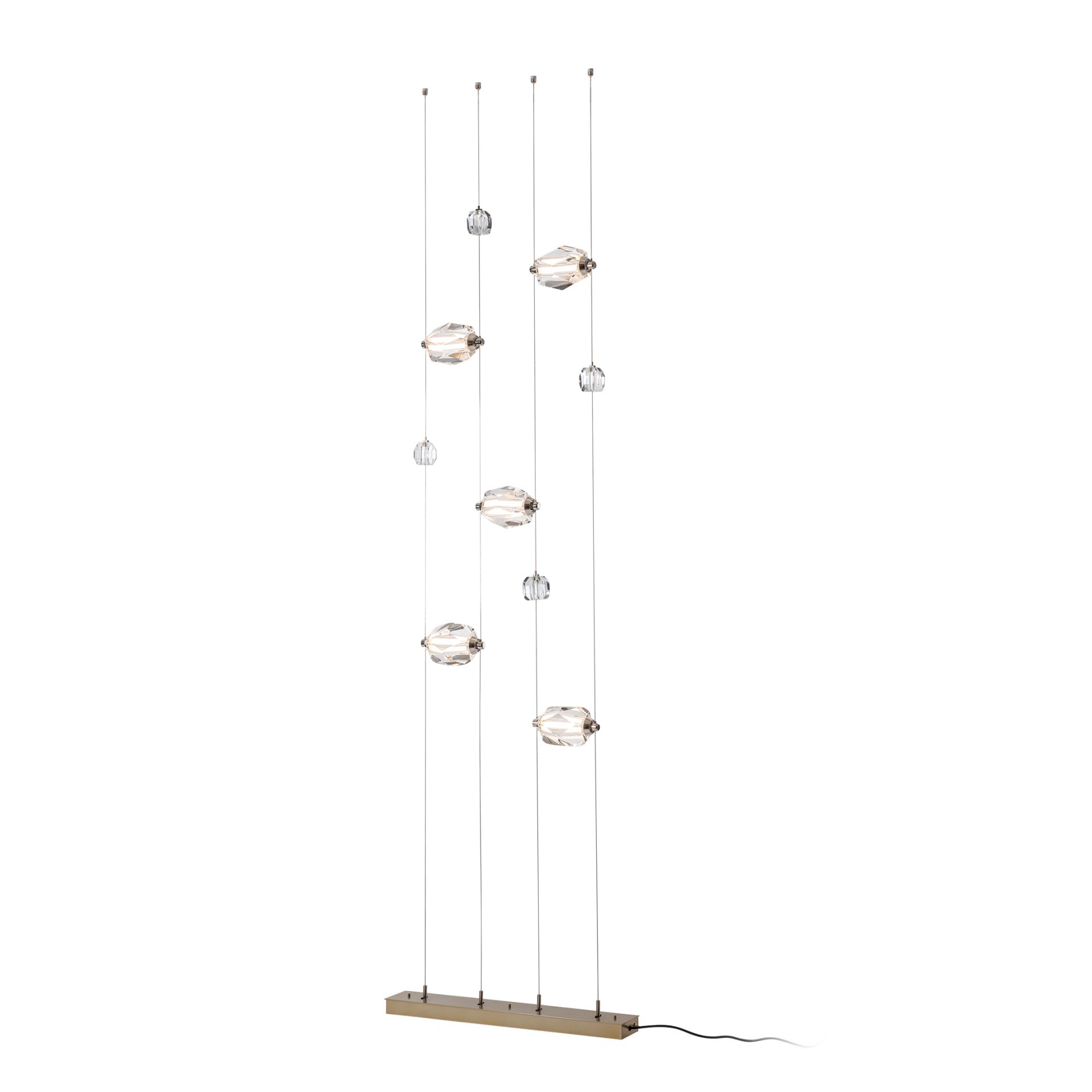 Gatsby 5-Light Floor to Ceiling Plug-In LED Lamp
